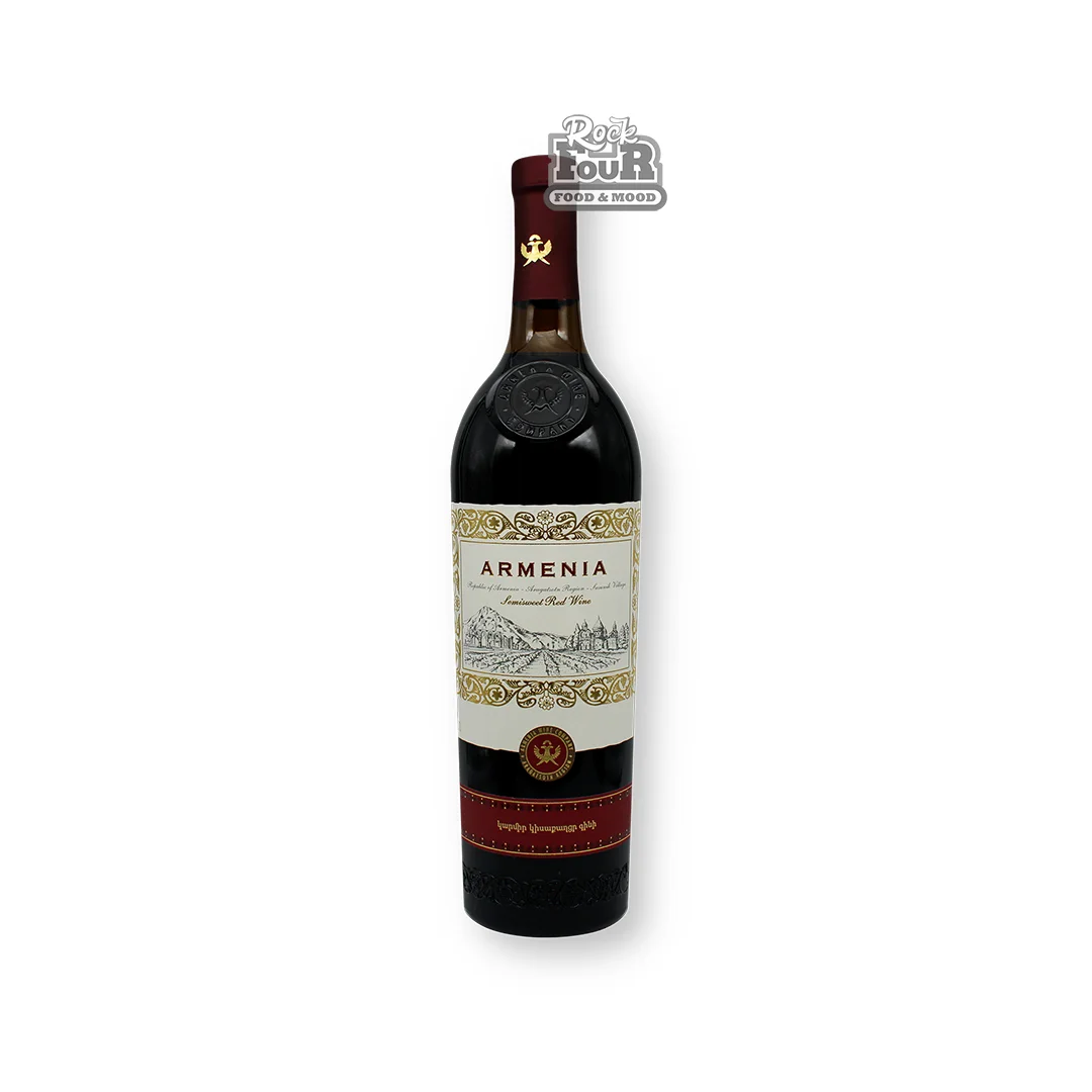 Wine "Armenia" red, semi-sweet 750ml
